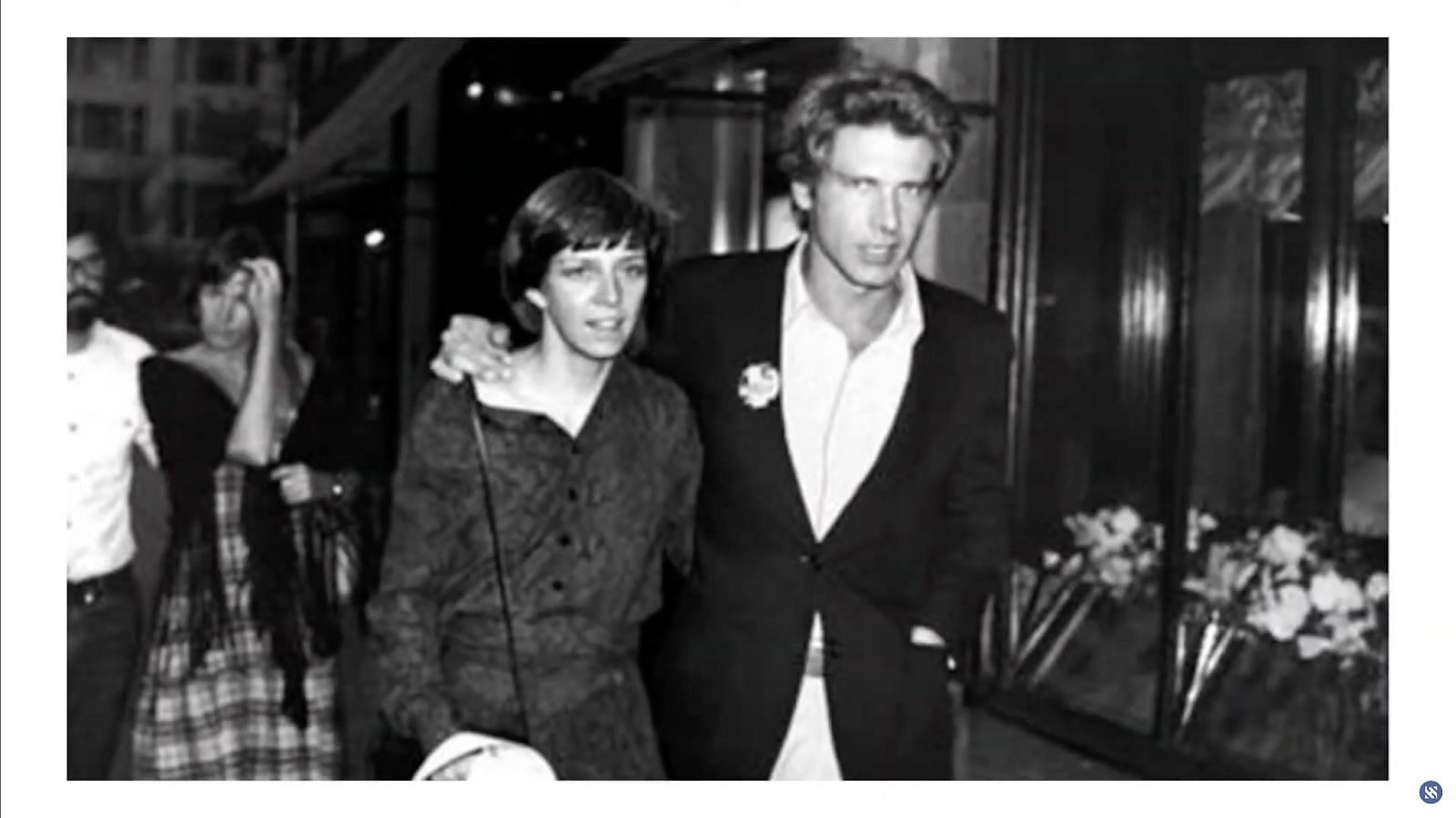 Who were the previous wives of Harrison Ford?
